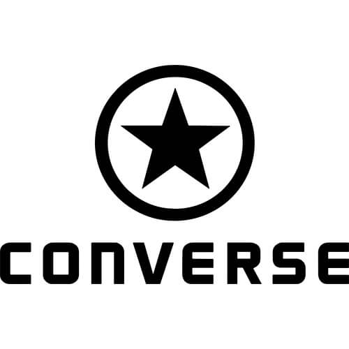 converse logo sticker