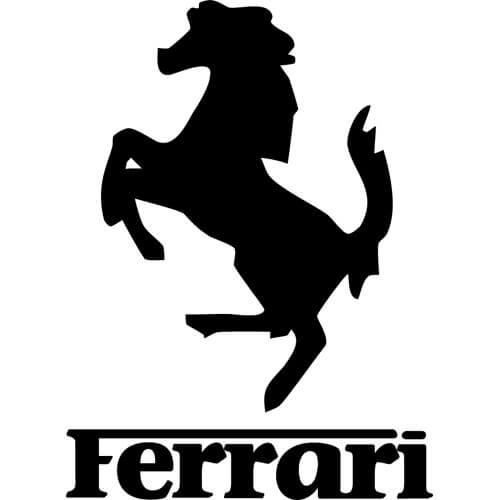 Ferrari Logo Vinyl Decal Sticker