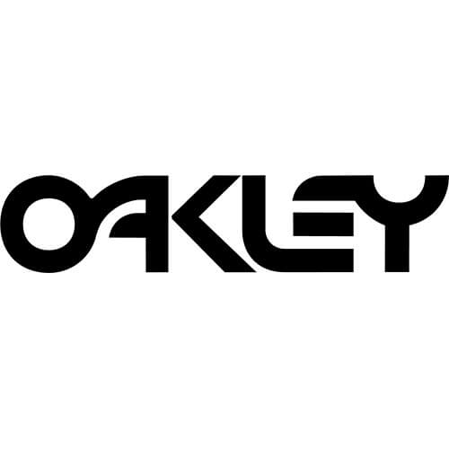 OAKLEY 9 INCH FOUNDATION LOGO BLACK DECAL STICKER 22-073 AUTHENTIC