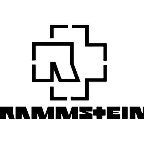 Rammstein Decal Sticker - RAMMSTEIN-BAND-LOGO | Thriftysigns