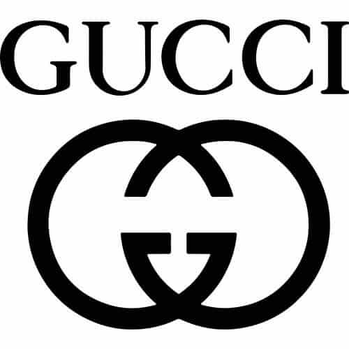 Brown And Gold Gucci Decal Sticker 09, 58% OFF