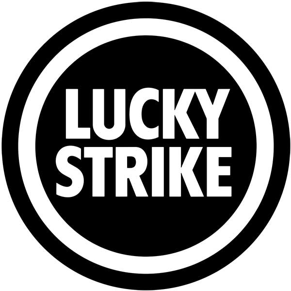 Lucky Strike Logo Decal Sticker - LUCKY-STRIKE-LOGO-DECAL