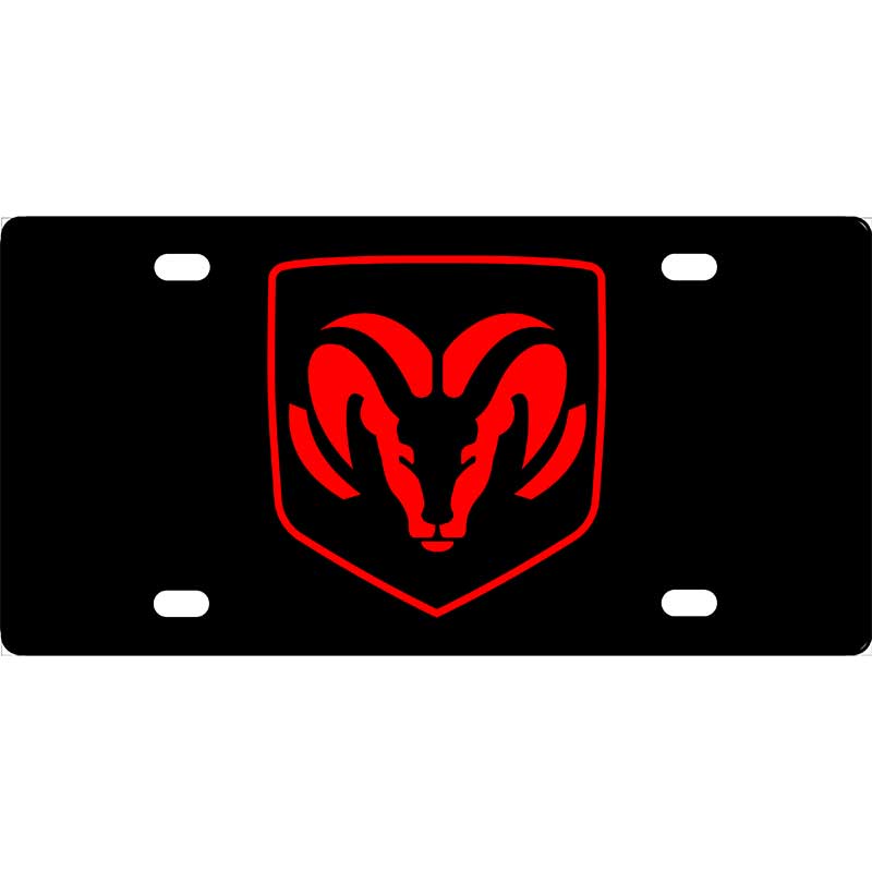 Dodge Ram Emblem License Plate - License Plate