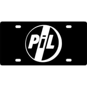 Public Image Limited Band Logo License Plate