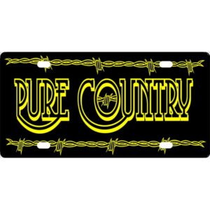 Pure Country-C License Plate