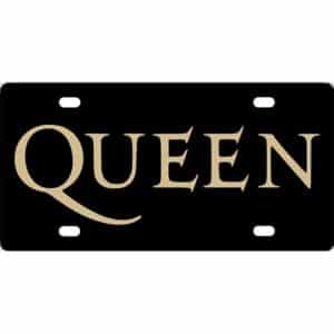 Queen Band Logo License Plate