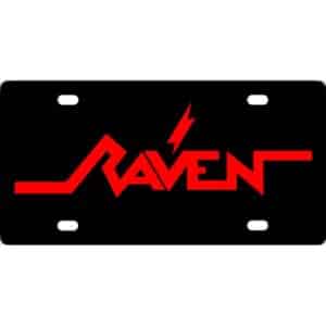 Raven Band Logo License Plate