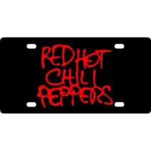 Red Hot Chili Peppers License Plate