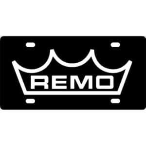 Remo Drumhead License Plate