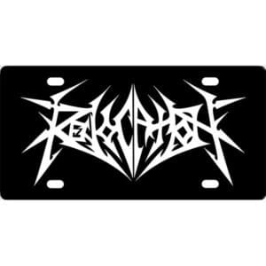 Revocation Band Logo License Plate