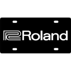 Roland Logo License Plate