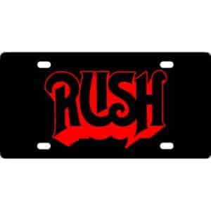 Rush Band Logo License Plate