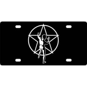 Rush Starman License Plate