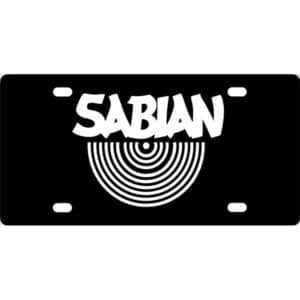 Sabian Cymbals License Plate