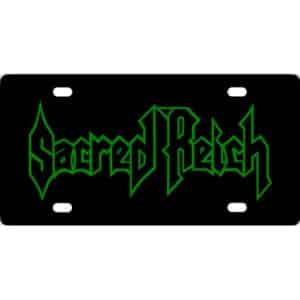 Sacred Reich License Plate