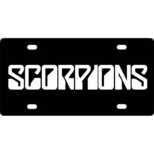 Scorpions License Plate