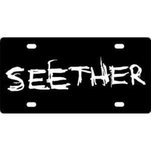 Seether Band Logo License Plate