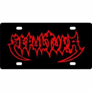 Sepultura Band License Plate