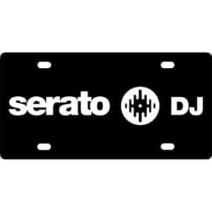 Serato DJ Logo License Plate