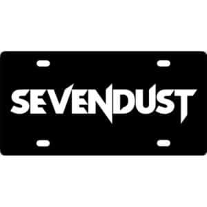 Sevendust Band Logo License Plate