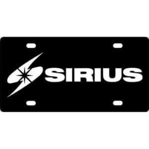 Sirius Logo License Plate