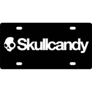 Skullcandy Logo License Plate