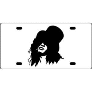 Slash License Plate
