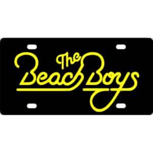 The Beach Boys Logo License Plate