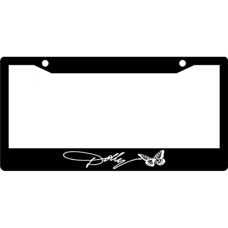 Dolly-Parton-License-Plate-Frame