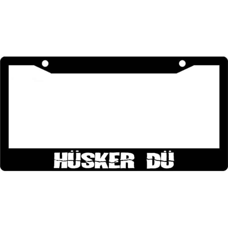 Husker-Du-Band-Logo-License-Plate-Frame