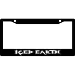 Iced-Earth-Band-Logo-License-Plate-Frame