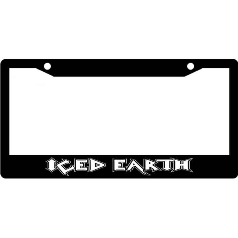 Iced-Earth-Band-Logo-License-Plate-Frame