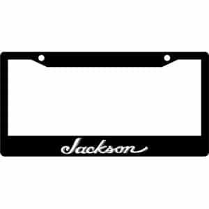 Jackson-Guitars-License-Plate-Frame