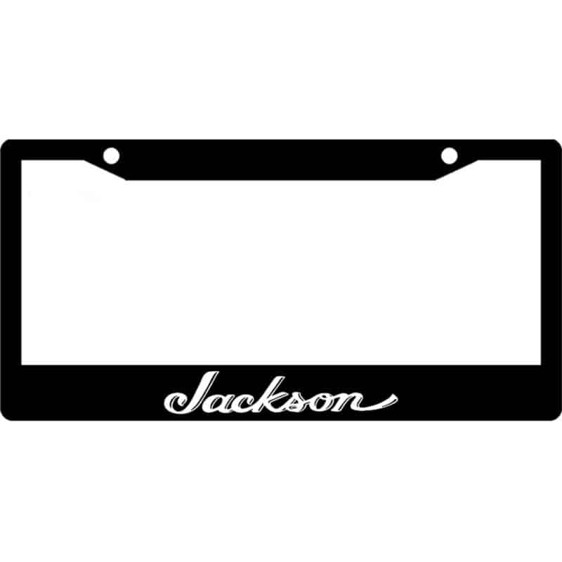 Jackson-Guitars-License-Plate-Frame