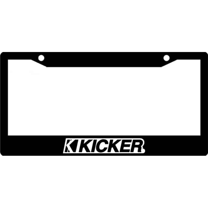 Kicker-Logo-License-Plate-Frame