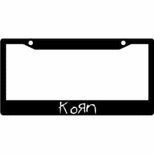 Korn-Band-Logo-License-Plate-Frame