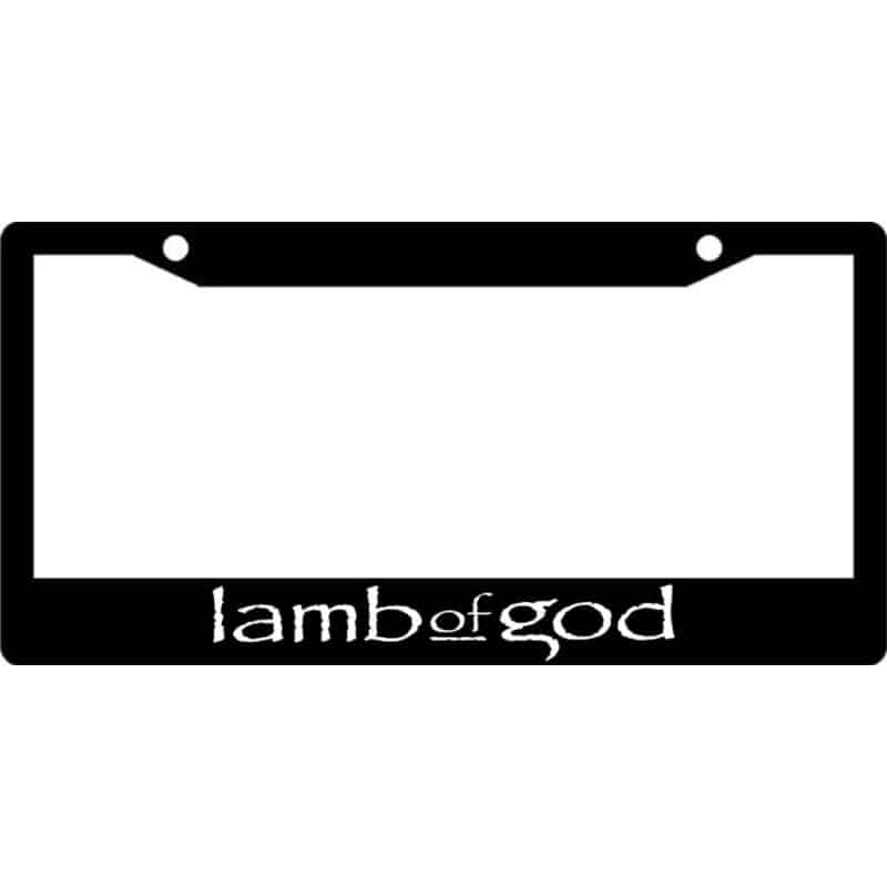 Lamb-Of-God-Band-Logo-License-Plate-Frame