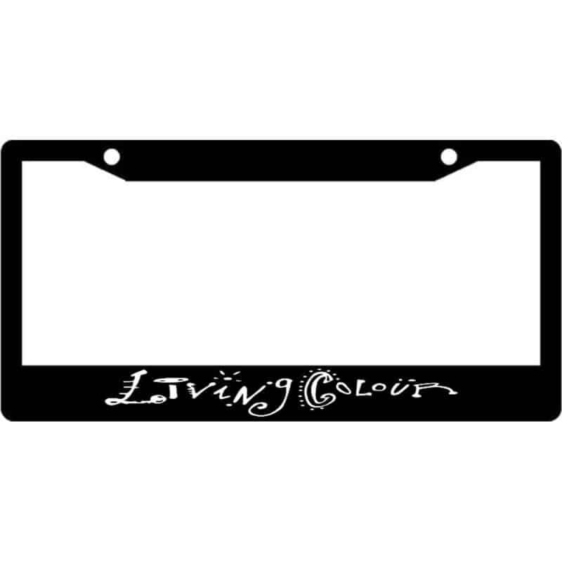 Living-Colour-Band-License-Plate-Frame