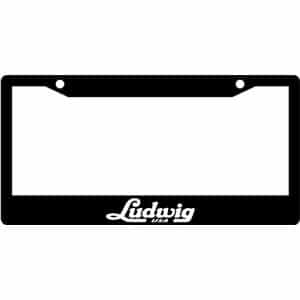 Ludwig-Drums-License-Plate-Frame