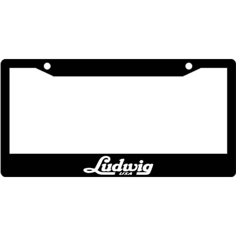 Ludwig-Drums-License-Plate-Frame