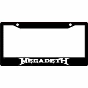 Megadeth-Band-Logo-License-Plate-Frame