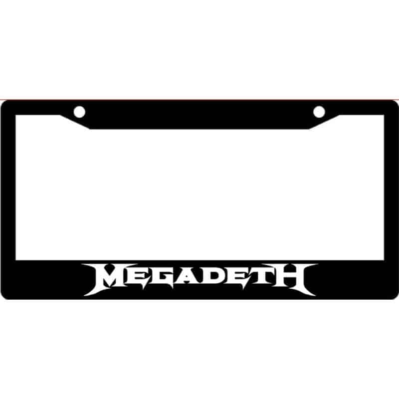 Megadeth-Band-Logo-License-Plate-Frame