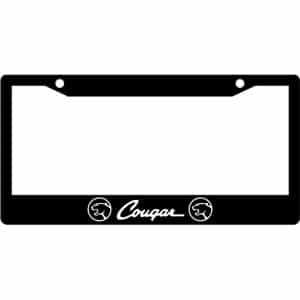 Mercury-Cougar-Logo-License-Plate-Frame