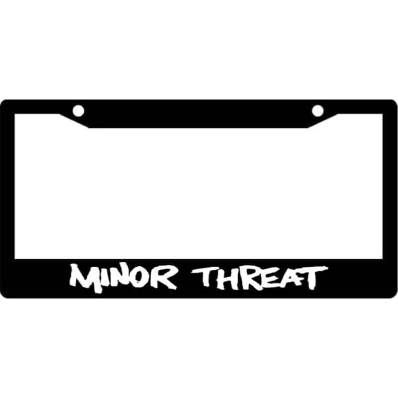 Minor-Threat-Band-Logo-License-Plate-Frame