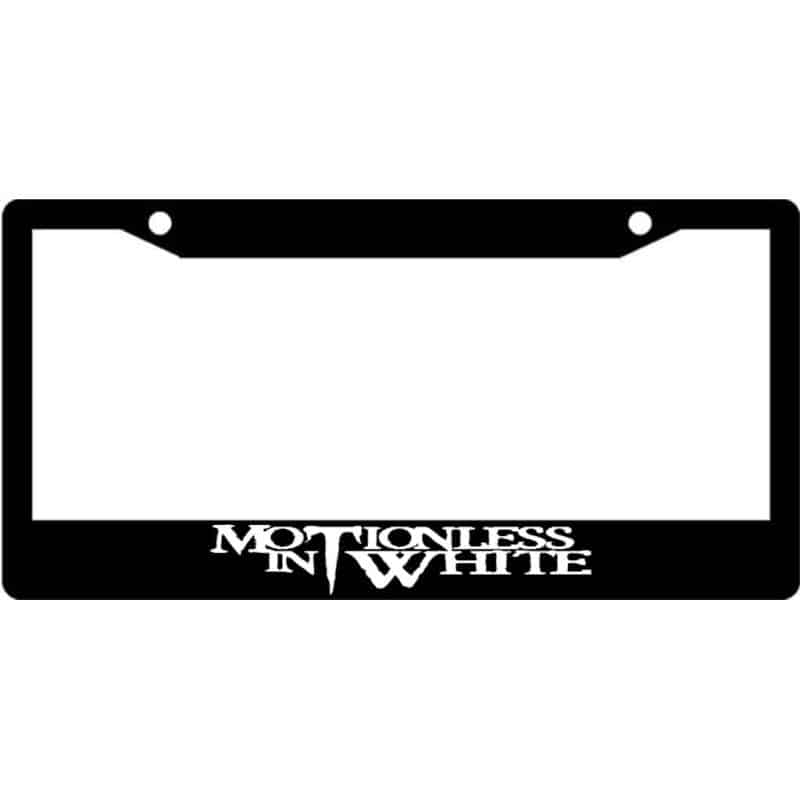 Motionless-In-White-License-Plate-Frame