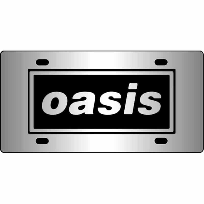 Oasis-Band-Logo-Mirror-License-Plate