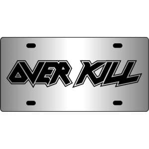 Overkill-Band-Logo-Mirror-License-Plate