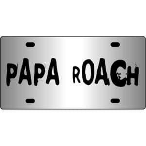 Papa-Roach-Logo-Mirror-License-Plate