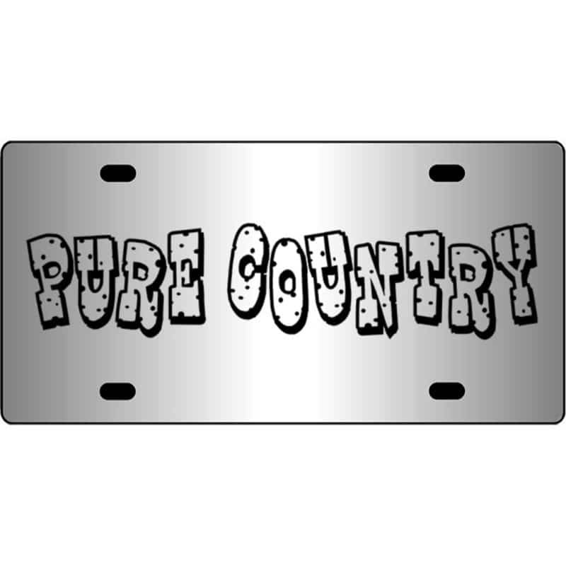 Pure-Country-B-Mirror-License-Plate