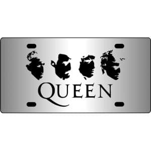 Queen-Band-Mirror-License-Plate